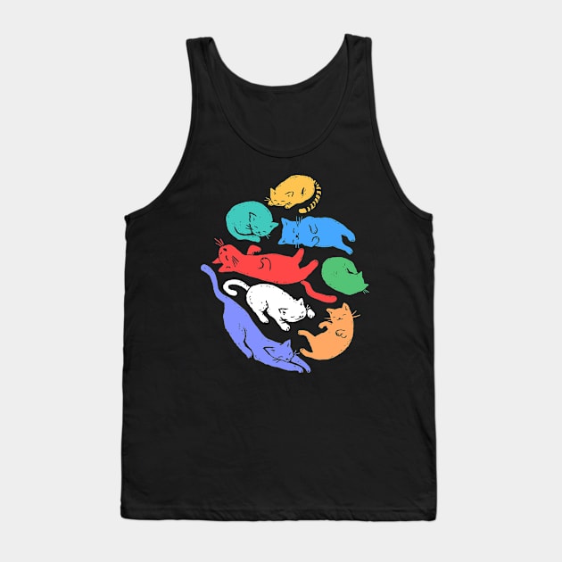 Sleeping Cats Tank Top by FoxShiver